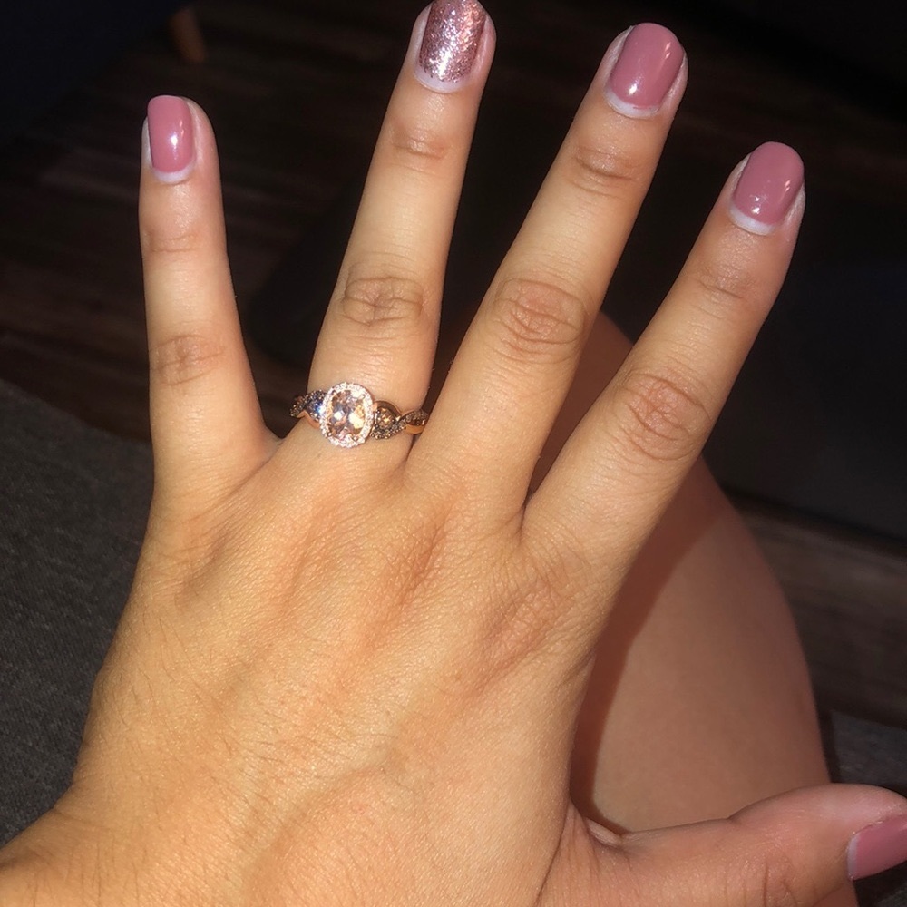 Le Vian Morganite Chocolate Diamond Ring